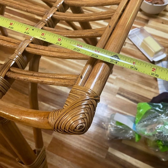 Vintage Ficks Reed Style Bent Bamboo/Rattan Bench. Perfect for indoors or out - Picture 12 of 12